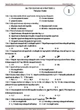 Bài tập Chương Nguyên tử (Số 1) - Hóa học 10